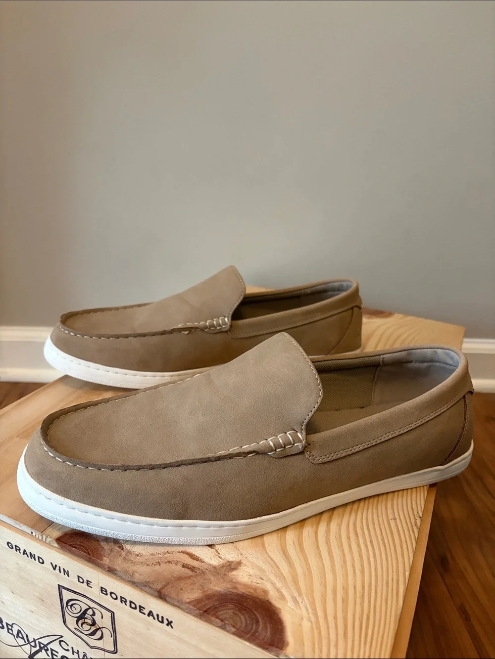 Men’s Natural Weave Memory Foam Boat Shoe